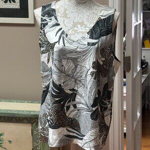 Tropical Leopard Print Tank
